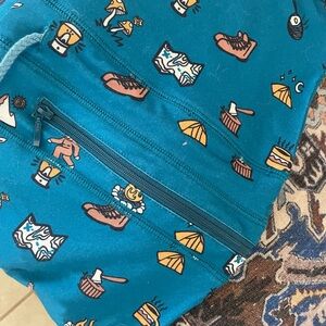 Teal Patterned Women's ninja suit